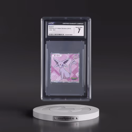 2013 Pokémon XY Wafer Stickers (2014 Lotte) - Japanese #21 Espeon (CGC 7 NM)