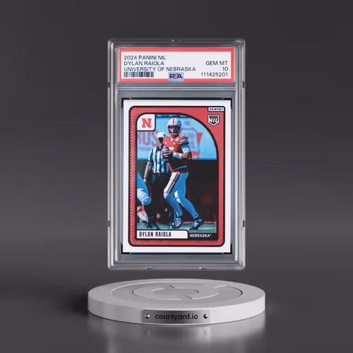 2024 Panini Nil University of Nebraska Dylan Raiola (PSA 10 GEM MINT)