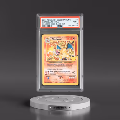 2021 Pokémon Celebrations Classic Collection #4 Charizard - Holo (PSA 9 MINT)