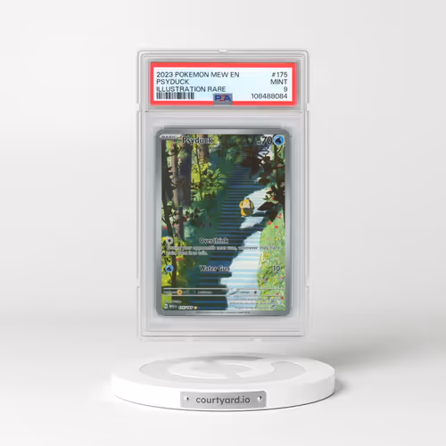 2023 Pokémon Mew EN-151 #175 Psyduck - Illustration Rare (PSA 9 MINT)