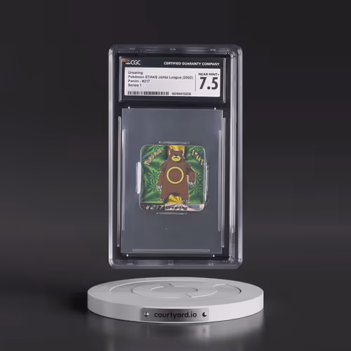 2002 Pokémon STAKS Johto League (Panini 2002) - English #217 Ursaring - Series 1 (CGC 7.5 NM+)