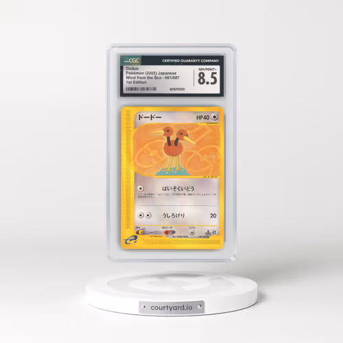 2002 Wind from the Sea #061/087 Doduo - 1st Edition (CGC 8.5 NM-MT+)