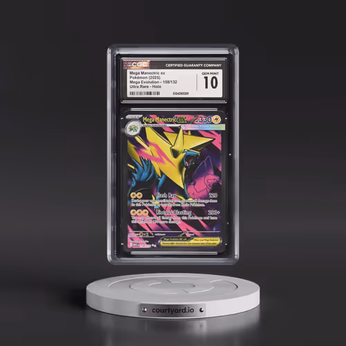 2025 Mega Evolution - MEG EN #158/132 Mega Manectric ex - Ultra Rare Holo (CGC 10 GEM MINT)