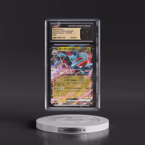 2025 Battle Partners - sv9 #072/100 Salamence ex - Holo (CGC 10 PRISTINE)