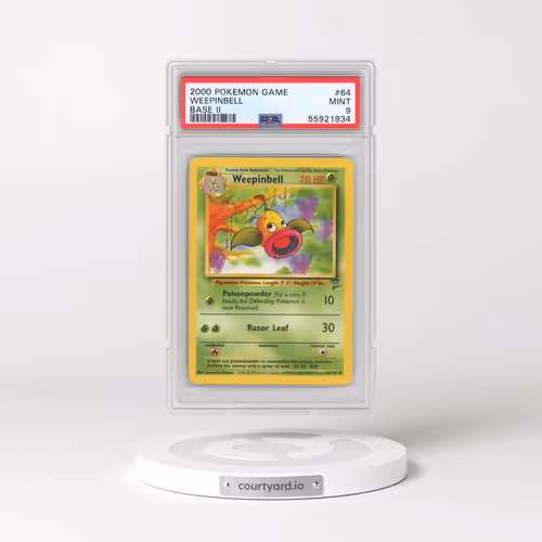 2000 Pokémon Game Base II #64 Weepinbell (PSA 9 MINT)