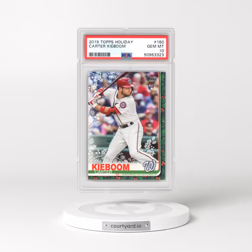 2019 Topps Holiday #160 Carter Kieboom (PSA 10 GEM MINT)