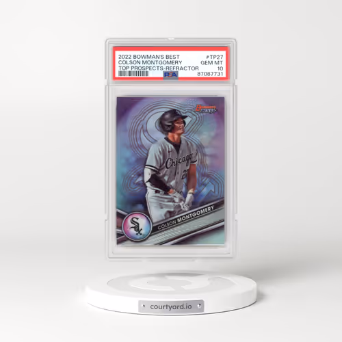 2022 Bowman's Best Top Prospects #TP27 Colson Montgomery - Refractor (PSA 10 GEM MINT)