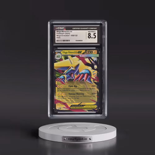 2025 Mega Evolution - MEG EN #050/132 Mega Manectric ex - Holo (CGC 8.5 NM-MT+)