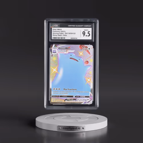2021 Shining Fates #SV119/SV122 Ditto VMAX - Shiny Vault Holo (CGC 9.5 MINT+)