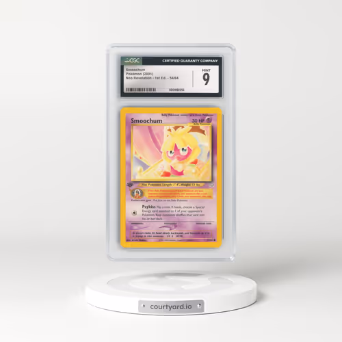 2001 Neo Revelation #54/64 Smoochum - 1st Edition (CGC 9 MINT)