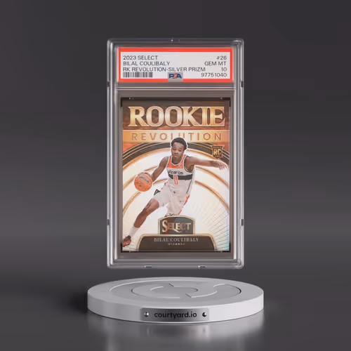 2023 Panini Select Rookie Revolution #26 Bilal Coulibaly - Silver Prizm (PSA 10 GEM MINT)