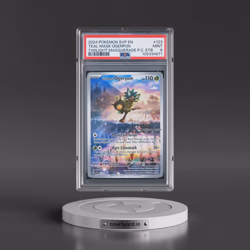 2024 Pokémon Svp EN-SV Black Star Promo #123 Teal Mask Ogerpon - Twilight Masquerade Pokemon Center