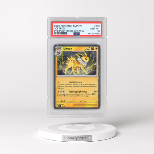 2025 Pokémon Svp EN-SV Black Star Promo #169 Jolteon - Prismatic Evolutions Poster Collection (PSA 10 GEM MINT)