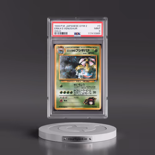1999 Pokémon Gym 2 #3 Erika's Venusaur - Holo (PSA 9 MINT)