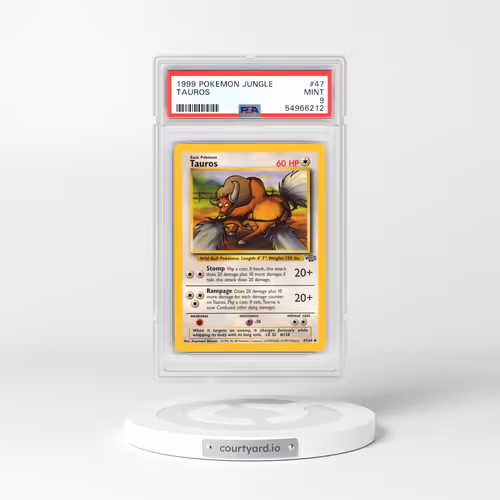 1999 Pokémon Jungle #47 Tauros (PSA 9 MINT)