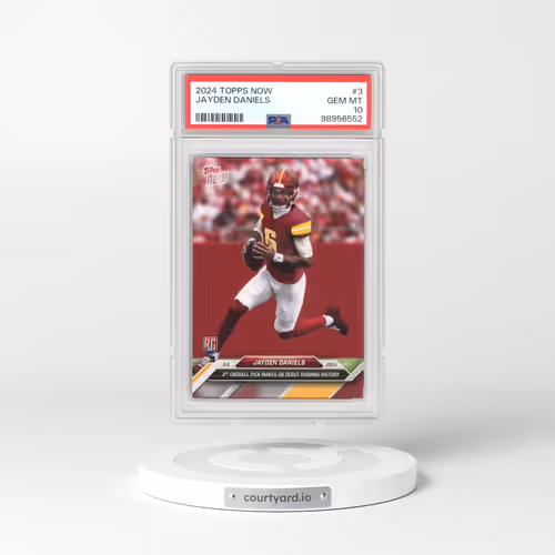2024 Topps Now #3 Jayden Daniels (PSA 10 GEM MINT)