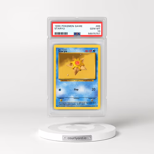 1999 Pokémon Game #65 Staryu (PSA 10 GEM MINT)