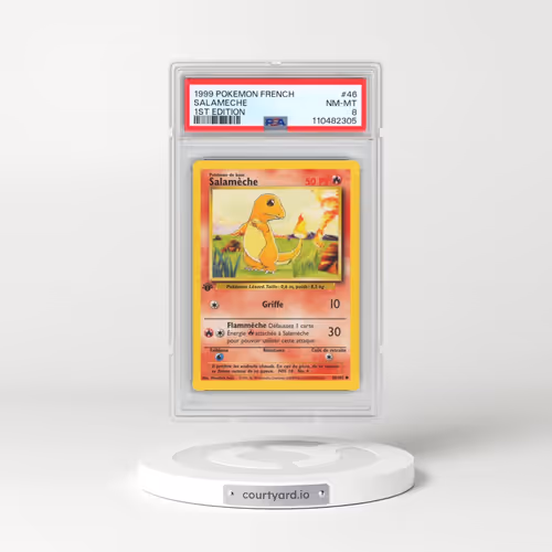 1999 Pokémon #46 Salameche - 1st Edition (PSA 8 NM-MT)