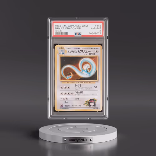 1998 Pokémon Gym #148 Erika's Dragonair - Holo (PSA 8 NM-MT)