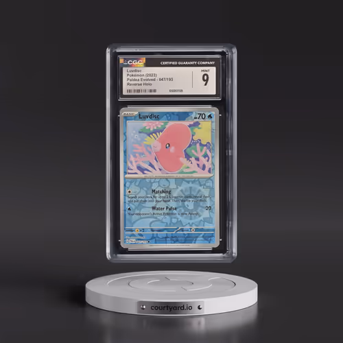 2023 Paldea Evolved - PAL EN #047/193 Luvdisc - Reverse Holo (CGC 9 MINT)