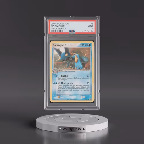 2004 Pokémon Pop Series 1 #5 Swampert (PSA 9 MINT)