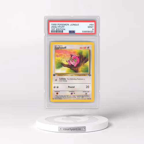 1999 Pokémon Jungle #54 Jigglypuff - 1st Edition (PSA 9 MINT)