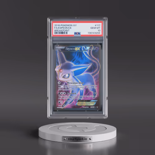 2016 Pokémon XY Breakpoint #117 Espeon EX - Holo Full Art (PSA 10 GEM MINT)