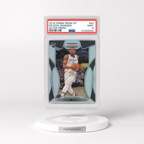 2019 Panini Prizm Draft Picks #93 Keldon Johnson - Silver Prizm (PSA 9 MINT)