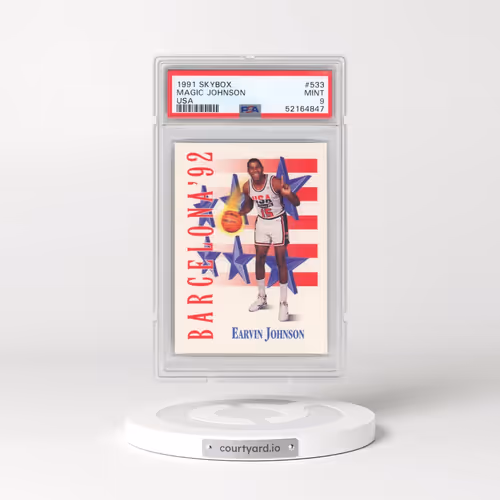 1991 Skybox #533 Magic Johnson - USA (PSA 9 MINT)