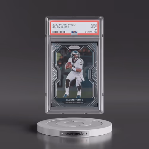 2020 Panini Prizm #343 Jalen Hurts (PSA 9 MINT)