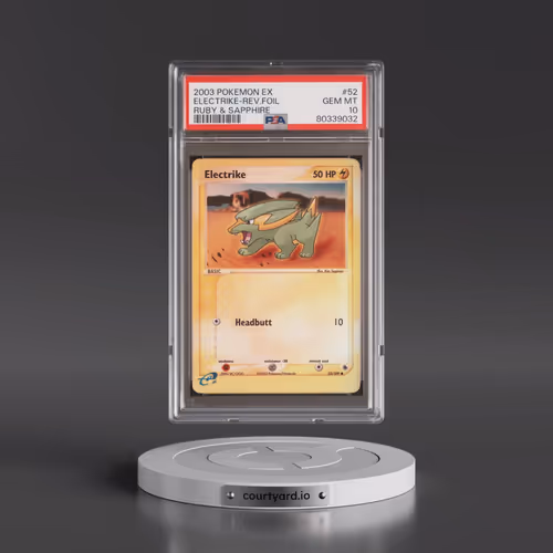 2003 Pokémon EX Ruby & Sapphire #52 Electrike - Reverse Foil (PSA 10 GEM MINT)