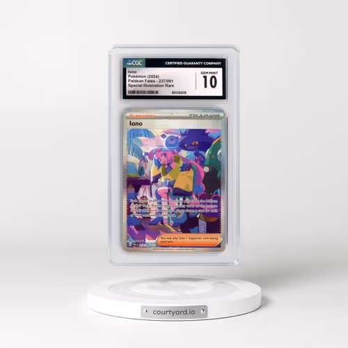 2024 Paldean Fates - PAF EN #237/091 Iono - Special Illustration Rare (CGC 10 GEM MINT)