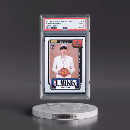 2025 Panini Instant NBA Draft Night #16 Yang Hansen (PSA 9 MINT)
