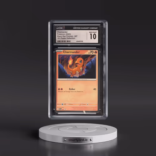 2023 Black Star Promos - Scarlet & Violet SVP EN #047 Charmander - 151 Poster Collection (Cosmos Hol
