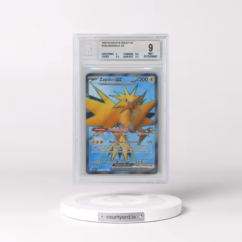 2023 Scarlet & Violet 151 - MEW EN #192 Zapdos ex - Ultra Rare Holo (BGS 9 MINT)