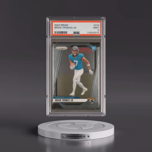2024 Panini Prizm #314 Brian Thomas Jr. (PSA 9 MINT)