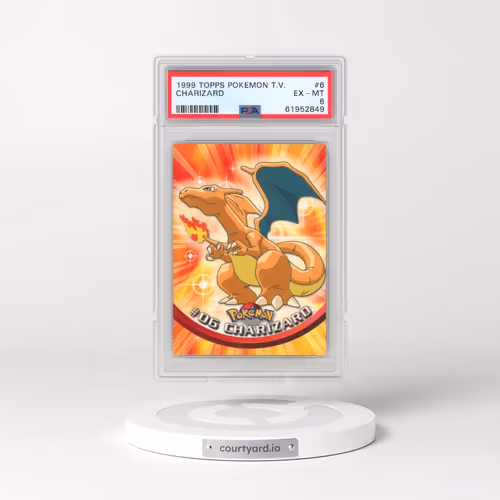 1999 Topps Pokémon TV #6 Charizard (PSA 6 EX-MT)
