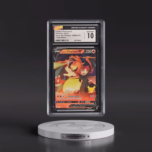 2017 Black Star Promos - Sword & Shield #SWSH133 Lance's Charizard V - Celebrations (Holo) (CGC 10 G