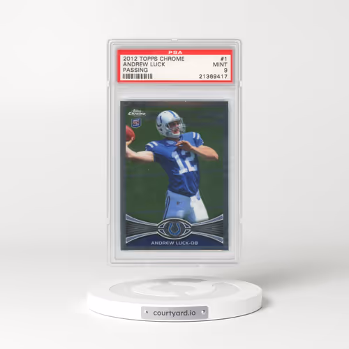 2012 Topps Chrome #1 Andrew Luck - Passing (PSA 9 MINT)