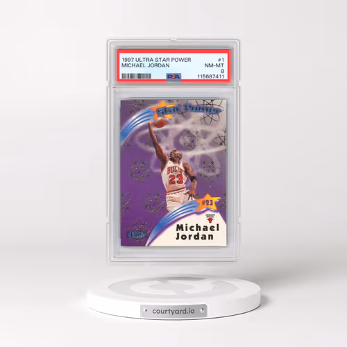 1997 Ultra Star Power #1 Michael Jordan (PSA 8 NM-MT)