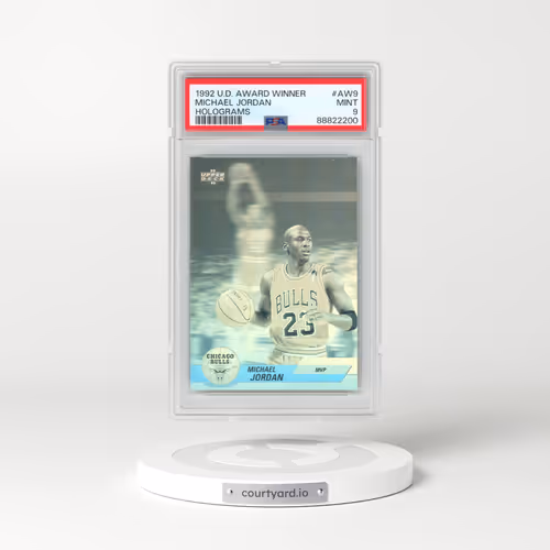 1992 Upper Deck Award Winner Hologram #AW9 Michael Jordan (PSA 9 MINT)
