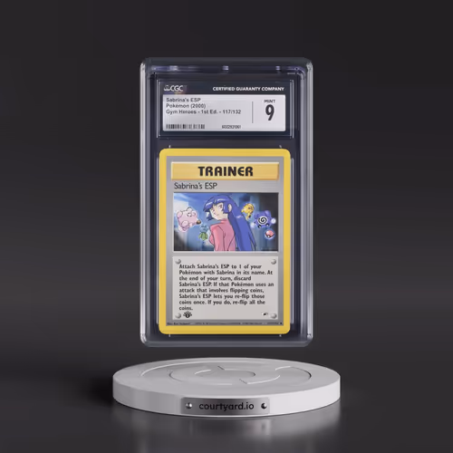 2000 Gym Heroes #117/132 Sabrina's ESP - 1st Edition 1st Edition (CGC 9 MINT)