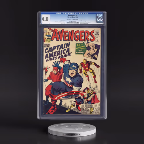 Avengers #4 CGC 4.0 Off-white to White Pages (Marvel Comics, 3/64) - Universal