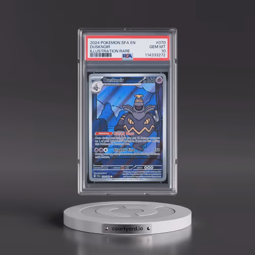 2024 Pokémon Sfa EN-Shrouded Fable #070 Dusknoir - Illustration Rare (PSA 10 GEM MINT)