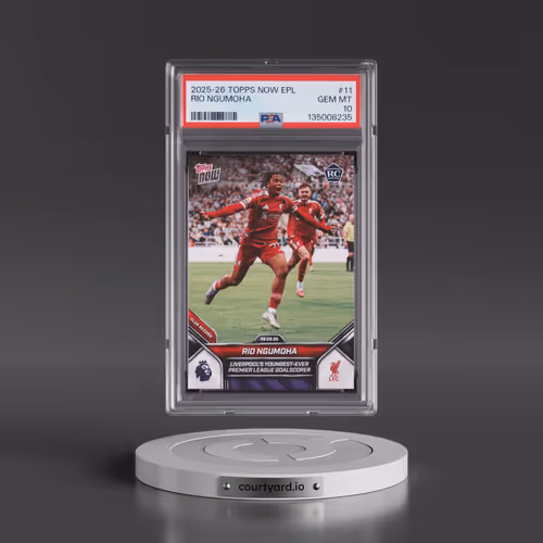 2025-2026 Topps Now Premier League #11 Rio Ngumoha (PSA 10 GEM MINT)