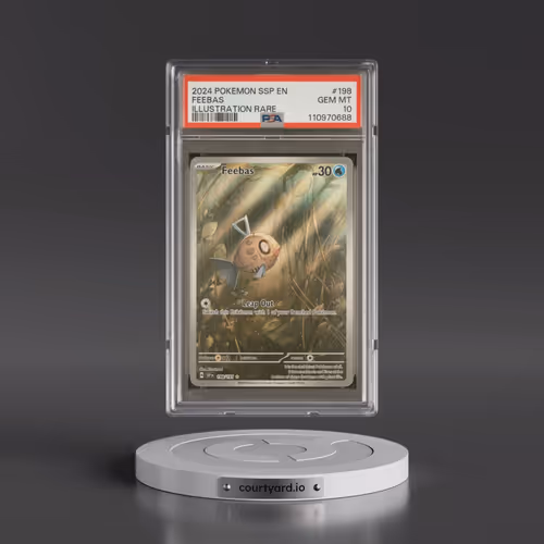 2024 Pokémon Ssp EN-Surging Sparks #198 Feebas - Illustration Rare (PSA 10 GEM MINT)
