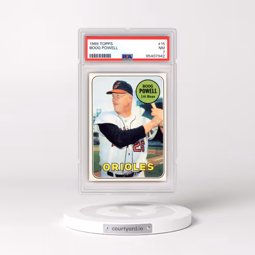 1969 Topps #15 Boog Powell (PSA 7 NM)