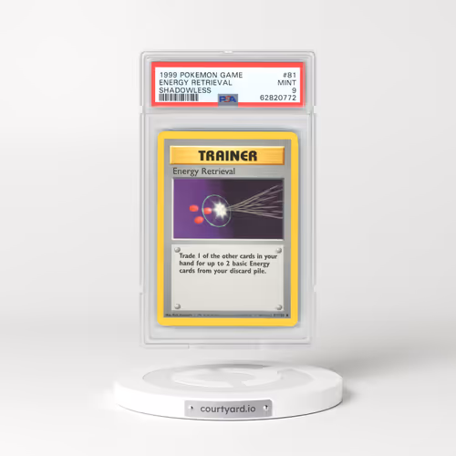 1999 Base Set #81 Energy Retrieval - Shadowless (PSA 9 MINT)