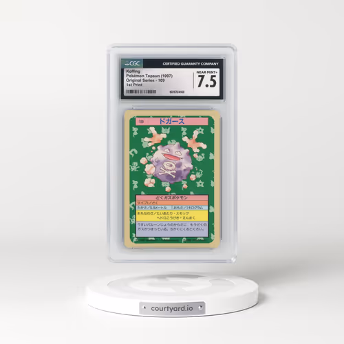 1997 (Only One Pokémon) Original Series #109 Koffing - (Blue Back) 1st Print (CGC 7.5 NM+)
