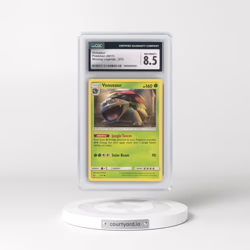 2017 Shining Legends #3/73 Venusaur (CGC 8.5 NM-MT+)